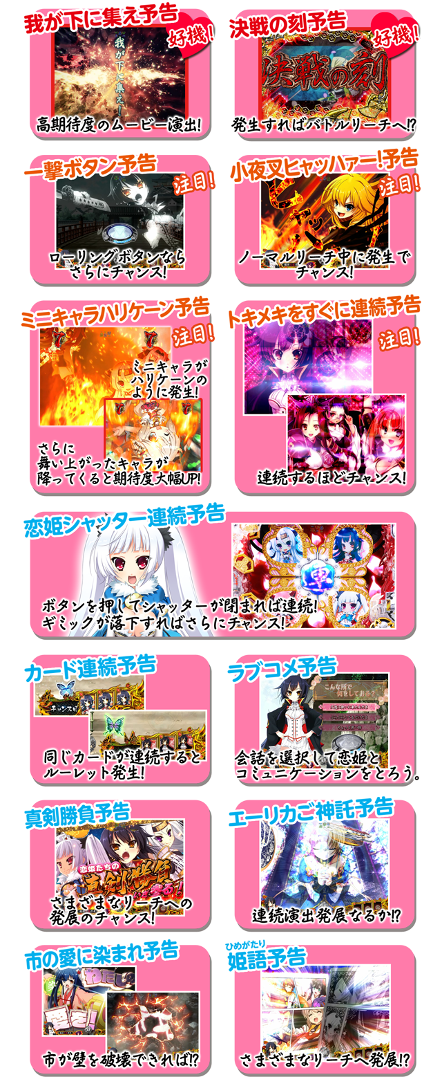 予告演出